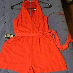 Red romper